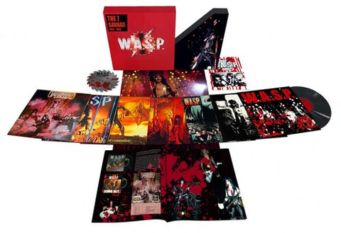 W.A.S.P. 7 Savage Vinyl Box Set Second Edition