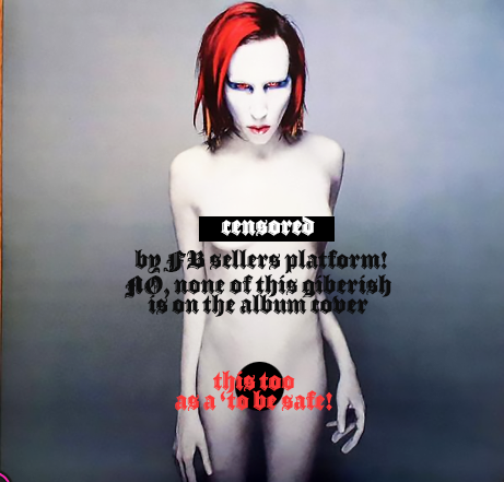 Marilyn Manson Mechanical Animals Grey Marble 2x Vinyl Gatefold Lp