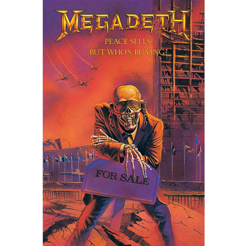 Megadeth Textile Poster: Peace Sells...