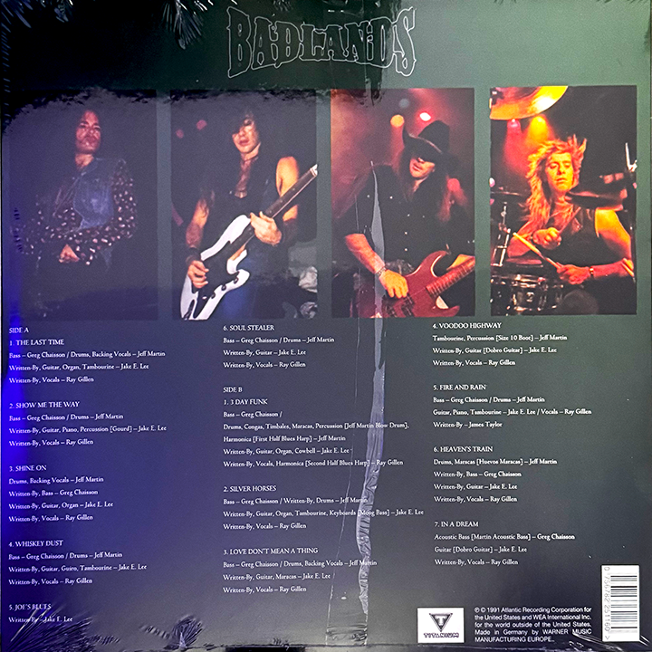 Badlands Voodoo Highway Vinyl Lp | Papa's Rock and Roll Parlor Badlands Voodoo Highway Vinyl Lp | Papa's Rock and Roll Parlor
