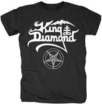 King Diamond Logo Black Unisex Short Sleeve T-shirt (Large)