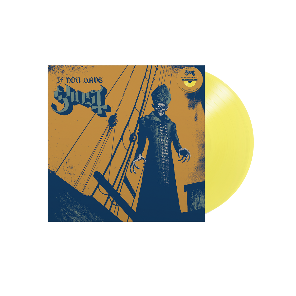Ghost If You Have Ghost Translucent Yellow Vinyl Lp-Black Vinyl-CD