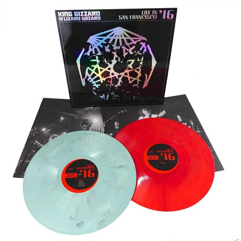 King Gizzard and the Lizard Wizard Live In San Francisco '16 2 X Fog and Sunburst Vinyl Lp
