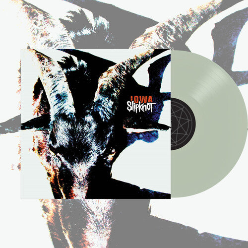 Slipknot Iowa 2枚組レコード　ポスター付き Slipknot Iowa Silver Foil Gatefold 2X Transparent Green Vinyl Lp