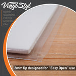 Vinyl Styl® 12 Inch Vinyl Record Outer Sleeve Polyethylene Resealable- 50 Count (Clear)