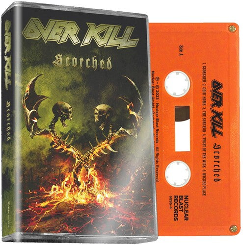 Overkill Scorched Orange Colored Cassette Papa S Rock And Roll Parlor