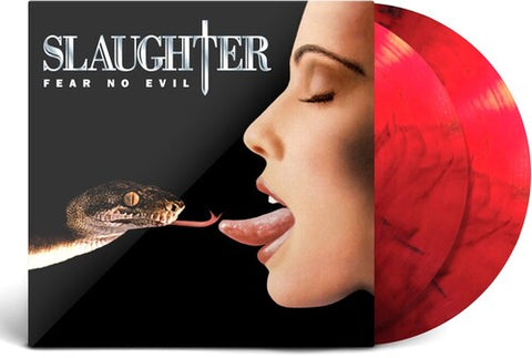 Slaughter Fear No Evil Double Red & Black Splatter Vinyl Lp