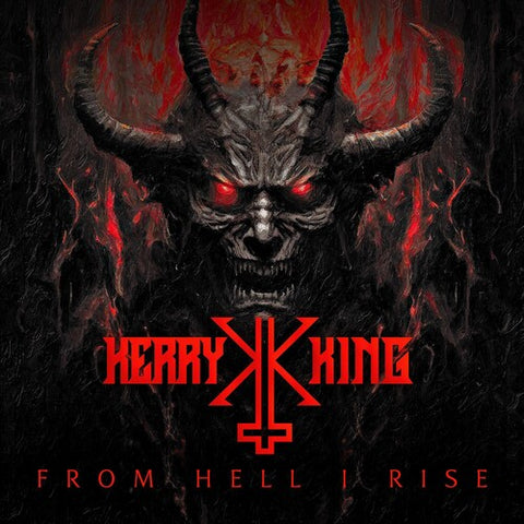 Kerry King FROM HELL I RISE BLACK, DARK RED MARBLE VINYL and-or Dark Red and Orange Marble Vinyl Gatefold Jacket