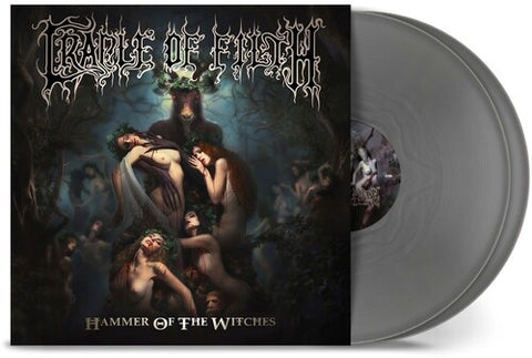 CRADLE OF FILTH HAMMER OF THE WITCHES- 2X SILVER VINYL GATEFOLD JACKET