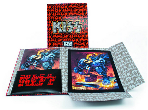 IDW COMICS - KISS The DEMON LIMITED ART PRINTS COMICFOLIO