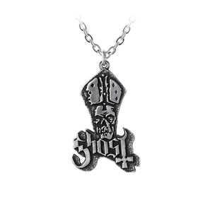 Ghost Opus Pewter Necklace