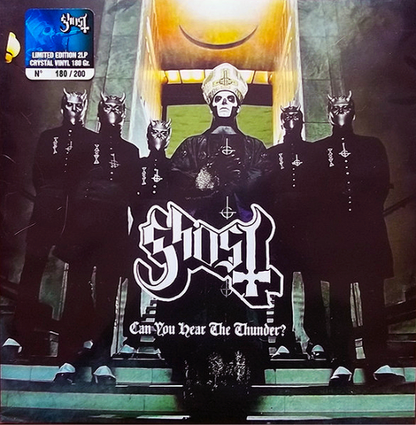 Ghost Can You Hear The Thunder? Live at Hellfest 2016 Double Crystal Vinyl Colored Lp