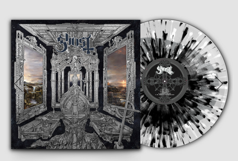 Ghost Skeleta Ultra Clear Vinyl LP with Silver Color in Color and Black and White Splatter Vinyl Hand Numbered Eition