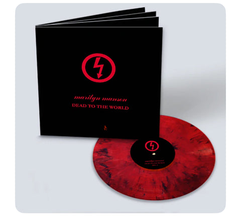 Marilyn Manson Dead to the World Red & Black Marble Vinyl & Book we