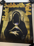 Black Sabbath Vol. 4 50th Anniversary Metallic Screen Print Hand Numbered Edition