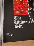 Ozzy Osbourne The Ultimate Sin Screen Print