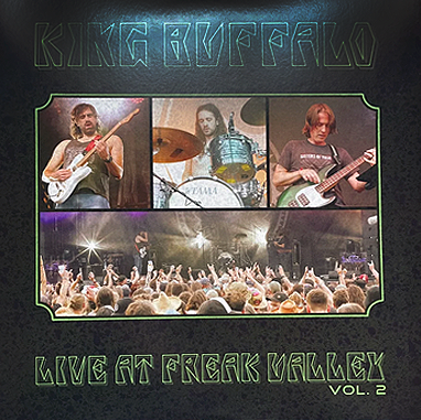 King Buffalo Live at Freak Valley Vol. 2 2X Metallic Silver Vinyl Gatefold lp