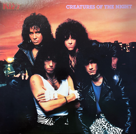 Kiss Creatures of the Night 80's Reissue with Alternate Non Make up Cover Vinyl Lp