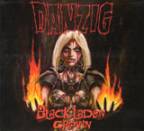Danzig Black Laden Crown Orange with Black Splatter Vinyl lp (indie exclusive ltd ed)