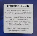 Riverside Live ID. Booklet, Gatefold LP Jacket 3 X 180g Vinyl Lp