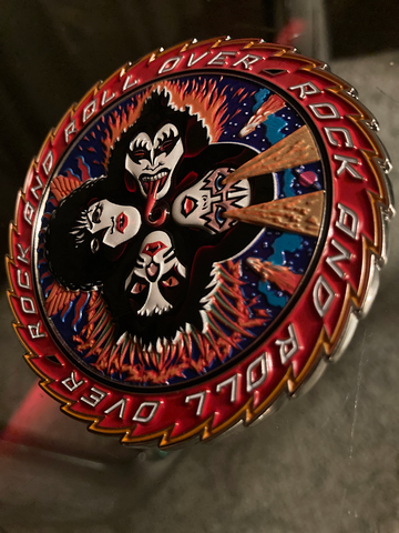 Kiss Rock and Roll Over Sculptured Limited Edition & Numbered Belt Buckles