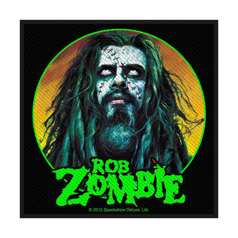 Rob Zombie Standard Woven Patch: Zombie Face
