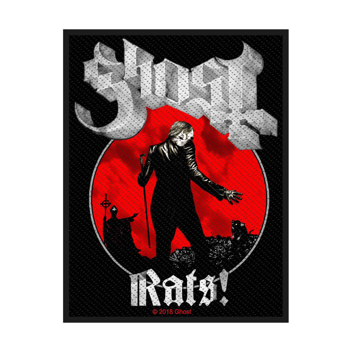 Ghost Standard Woven Patch: Rats | Papa's Rock and Roll Parlor