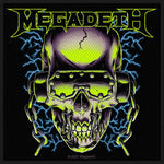Megadeth Standard Woven Patch: Vic Rattlehead
