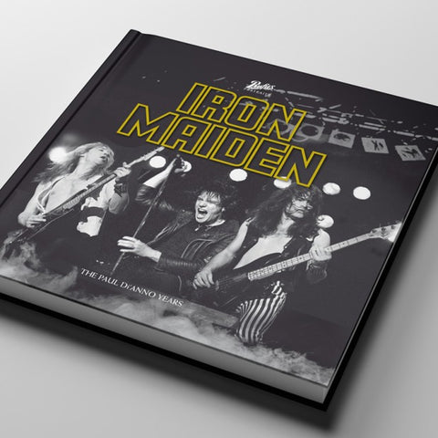 Iron Maiden Portraits Book from Rufus Rock and Roll Publishing Standard Ed and Deluxe Ed