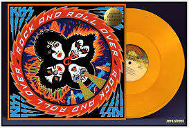 Kiss Rock and Roll Over Transparent Orange Vinyl Lp