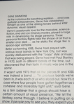 Kiss Gene Simmons Kiss Army Kit 8X10
