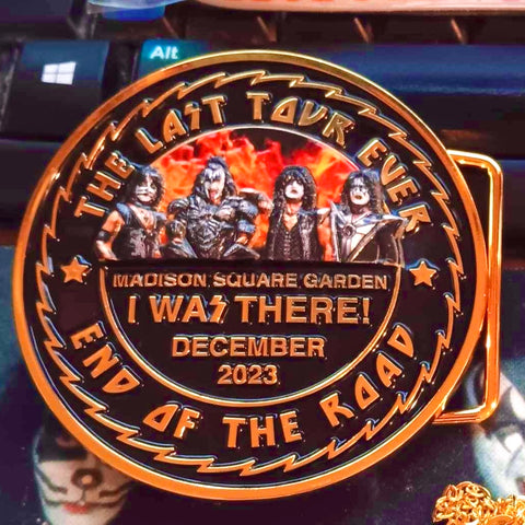Kiss End of the Road Commemorative MSG Belt Buckle