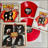 Kiss Alive II Winter Tour 2 Clear Vinyl-Red Vinyl Lp NEW