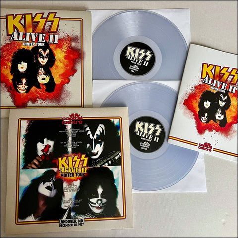 Kiss Alive II Winter Tour 2 Clear Vinyl-Red Vinyl Lp NEW