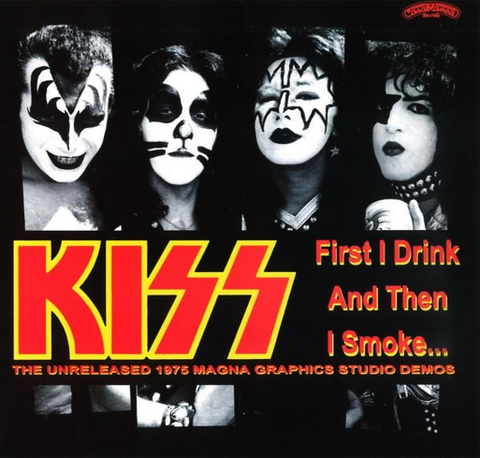 Kiss First I Drink Then I Smoke lp Black Vinyl