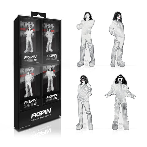 Kiss Double Platinum 4 Figpin Set