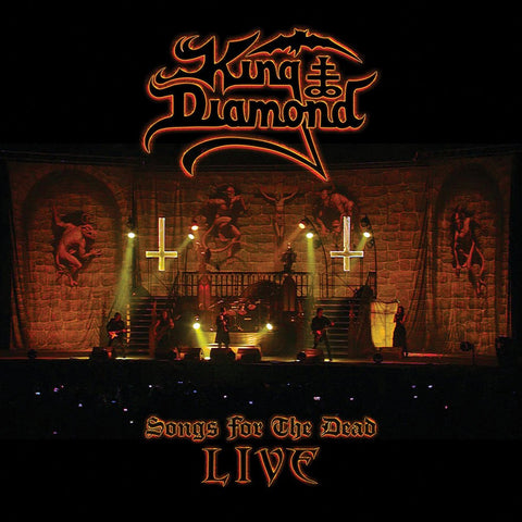 King Diamond Songs for the Dead  Blue & White Splatter Vinyl 2XLp
