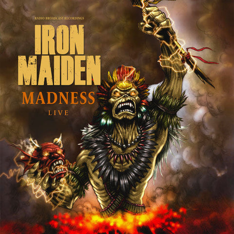 IRON MAIDEN MADNESS LIVE LIMITED GREEN VINYL LP