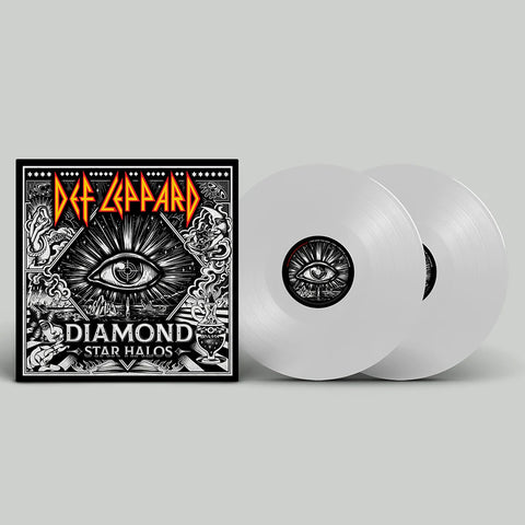 Def Leppard Diamond Star Halos 2 Clear Vinyl Lp