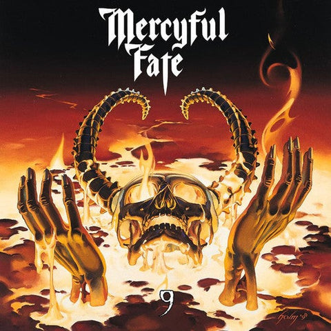 Mercyful Fate Nine Red Vinyl LP With Poster