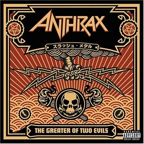 Anthrax The Greater of Two Evils Double Vinyl (Import) Lp