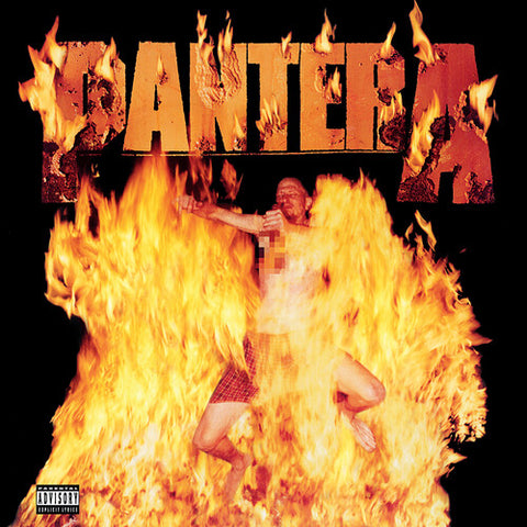 Pantera Reinventing the Steel White & Southern Flames Yellow Marbled Vinyl Lp-Black Vinyl Lp