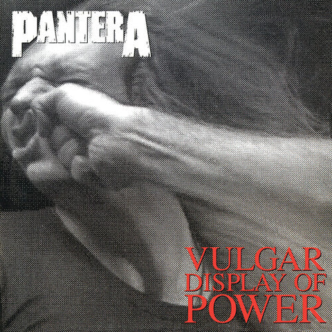 Pantera Vulgar Display of Power Black and Grey Vinyl Lp