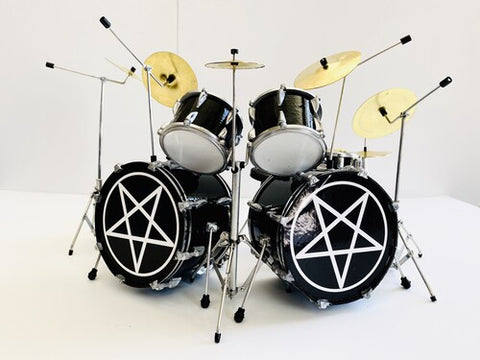 Tommy Lee Motley Crue Shout At The Devil Sonor Phonic Plus Mini Drum Kit Replica