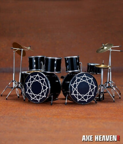 Joey Jordison Slipknot Pearl Mini Drum Kit Replica Collectible