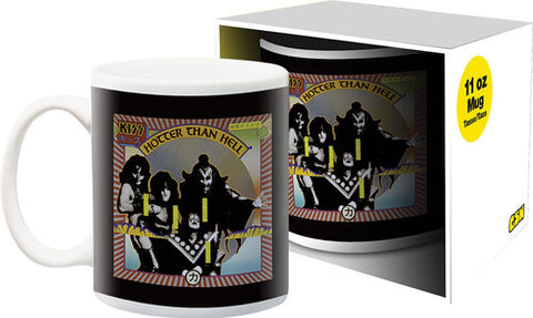 KISS Hotter Than Hell Album Cover Artwork 11oz Boxed Mug