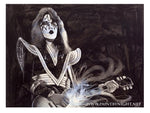 Official 'Parlor Merch Ace Frehley Signed/numbered Art Print