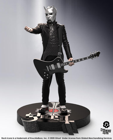 Ghost Nameless Ghoul (Black Guitar) Rock Iconz Figure