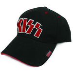 KISS UNISEX BASEBALL CAP: RED ON WHITE LOGO or CLASSIC LOGO