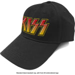 KISS UNISEX BASEBALL CAP: RED ON WHITE LOGO or CLASSIC LOGO
